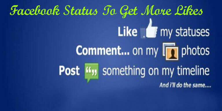 Facebook Status To Get More Likes