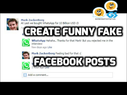 Fake facebook profile generator