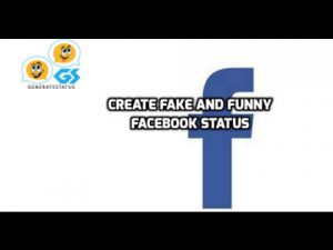 Fake Facebook Status Generator 2018