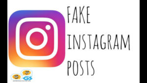 Fake Instagram Post