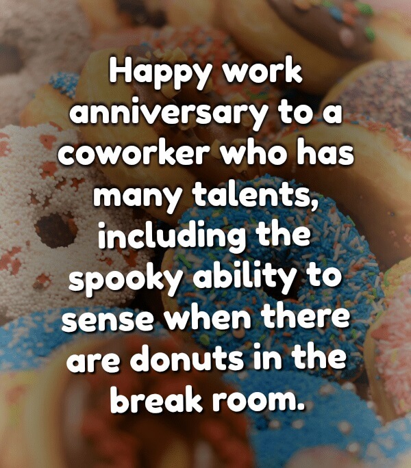 Work Anniversary Funny Quotes