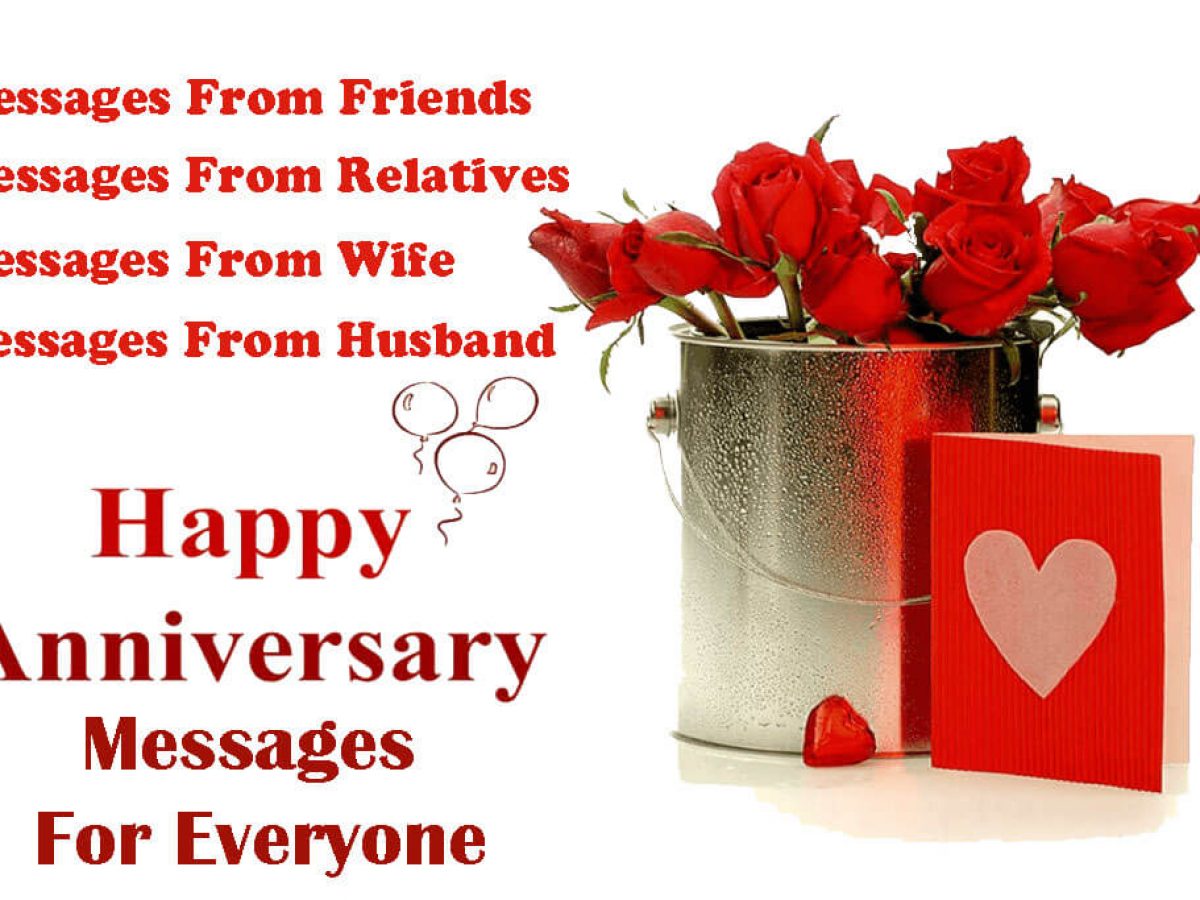 Happy Anniversary Message For Everyone - To Make Their Day