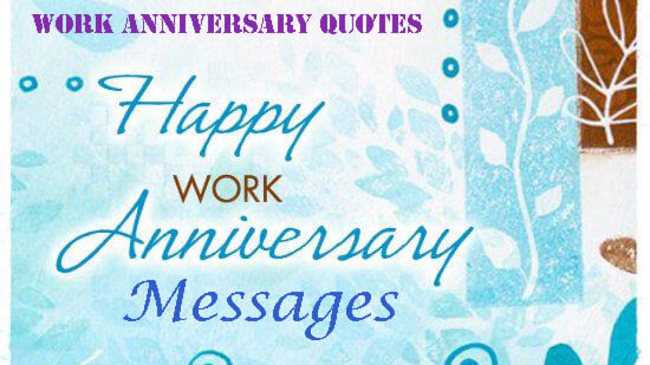 Happy Work Anniversary Messages To Make Their Day Memorable