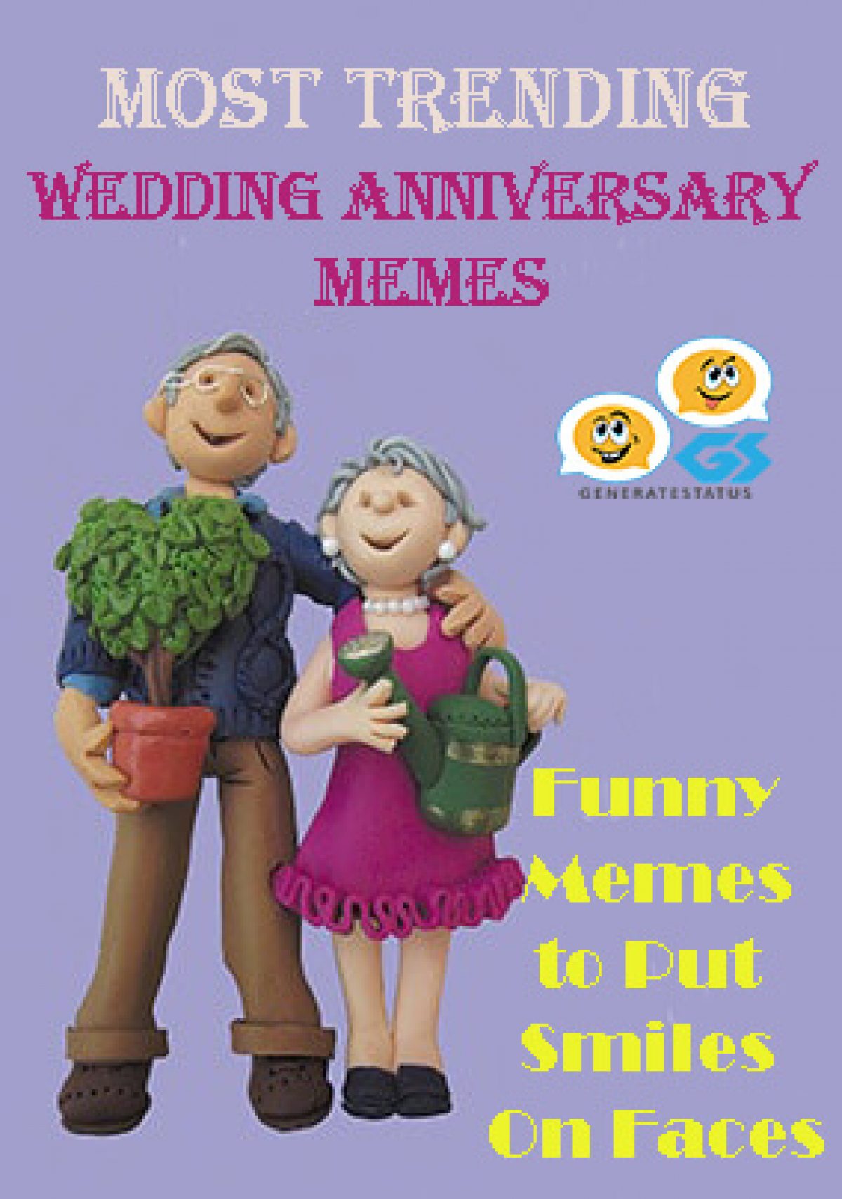 Wedding Anniversary Meme For Wife, Husband and Loved Ones