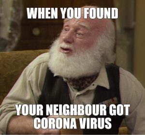 Neightbour got coronavirus