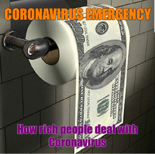 How rich people deal with coronavirus