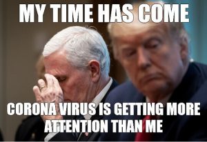 Trump sad on Coronavirus