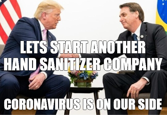 Trump Making Hand Sanitizer Company