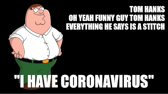 Tom Hanks Comments on Coronavirus