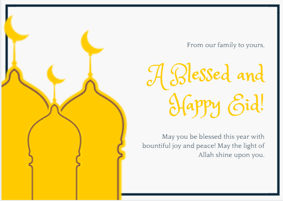 Happy Eid Mubarak Wishes